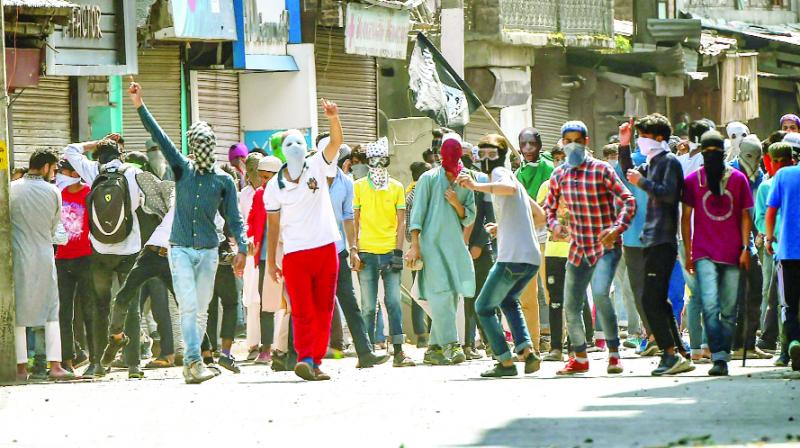 People Stone Pelting People Stone Pelting