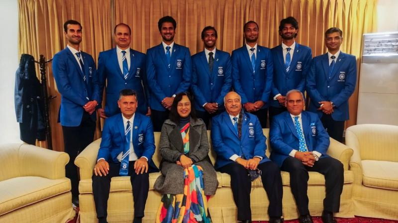 India Davis Cup team in Pakistan India Davis Cup team in Pakistan