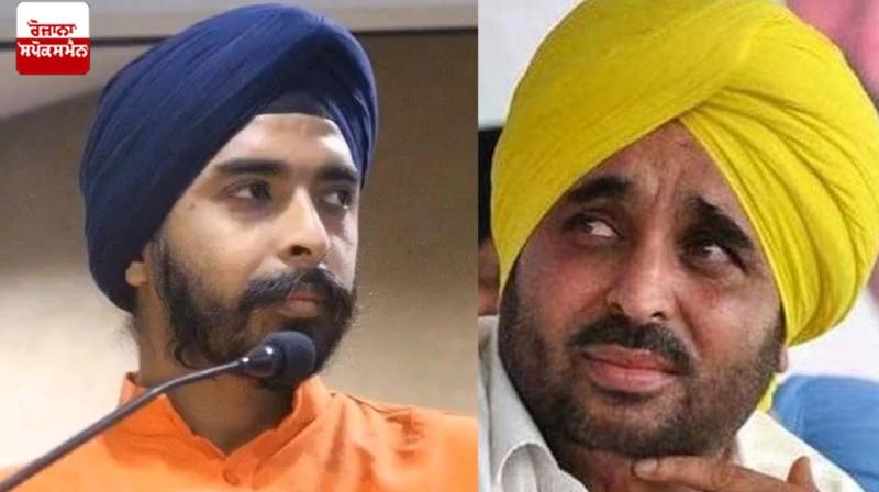 BJP leader Tajinder Bagga, Bhagwant Mann BJP leader Tajinder Bagga, Bhagwant Mann