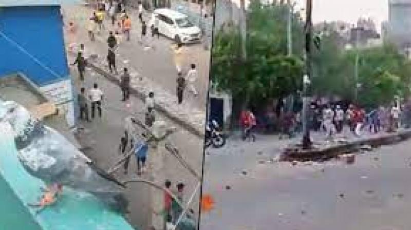 Clashes At Delhi Hanuman Jayanti Procession Clashes At Delhi Hanuman Jayanti Procession