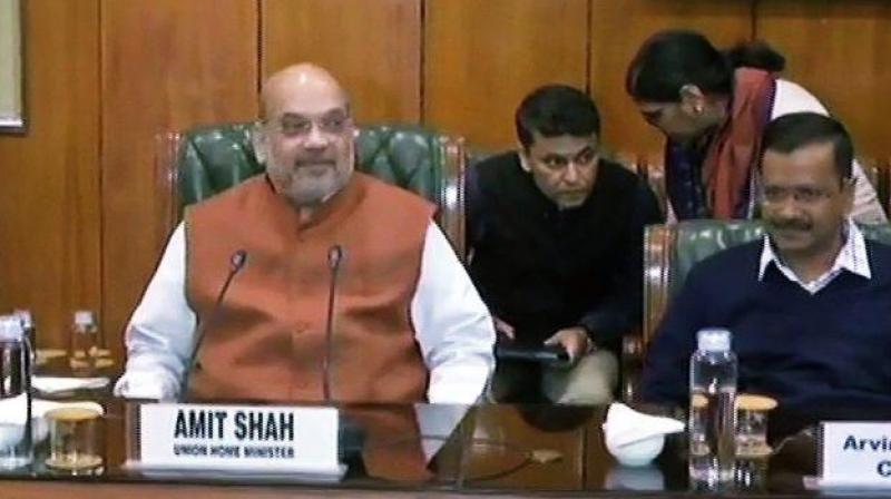 Amit Shah and Arvind Kejriwal Amit Shah and Arvind Kejriwal