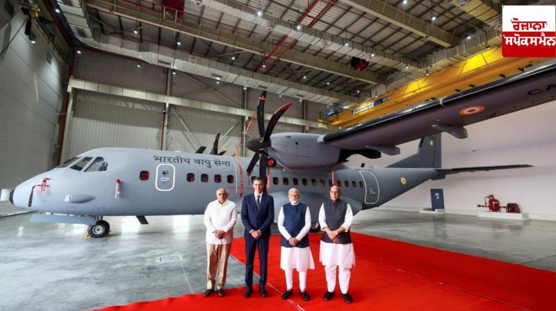 Modi and Sanchez inaugurated the Tata-Airbus factory Modi and Sanchez inaugurated the Tata-Airbus factory