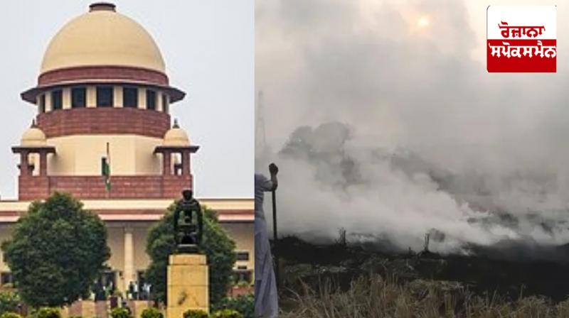 SC gives 2 weeks time to center to take decision on paying Rs 1200 crore to Punjab in stubble burning case SC gives 2 weeks time to center to take decision on paying Rs 1200 crore to Punjab in stubble burning case