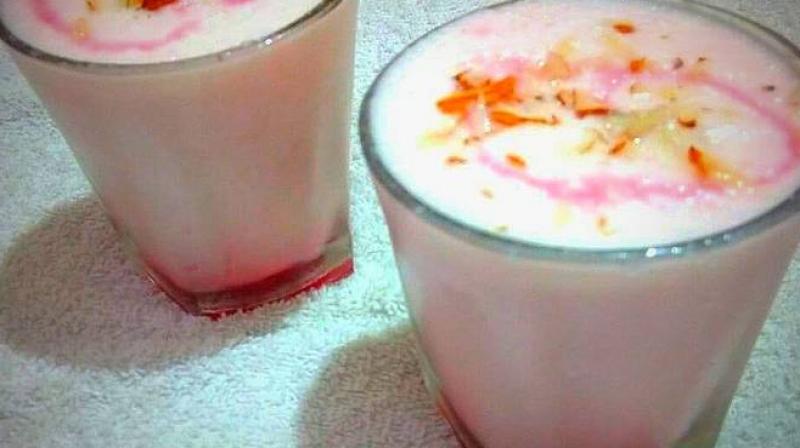 Pink Lassi Recipe Pink Lassi Recipe