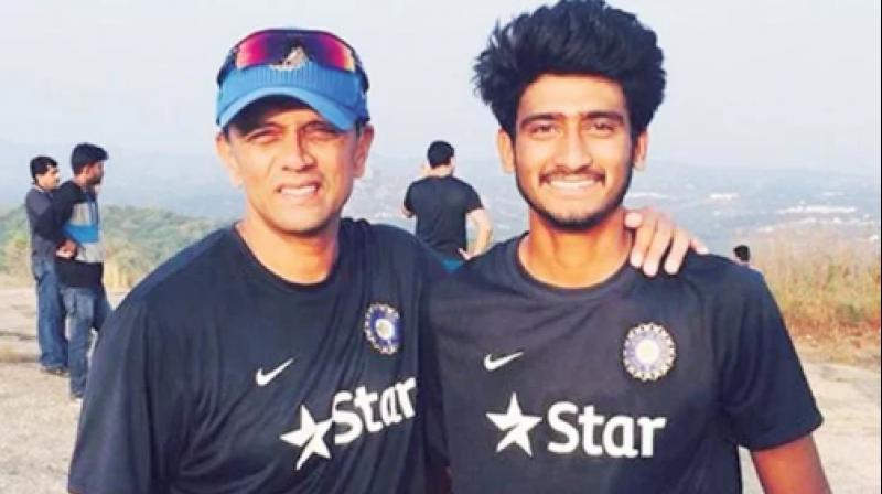 Rahul Dravid &Khalil Ahmded Rahul Dravid &Khalil Ahmded
