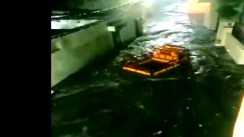 Heavy rains in Telangana Heavy rains in Telangana