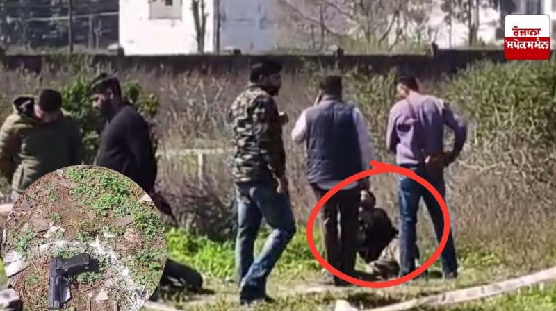 Gunfire erupted in Jalandhar in the early hours of the morning, police encountered 2 gangsters Gunfire erupted in Jalandhar in the early hours of the morning, police encountered 2 gangsters