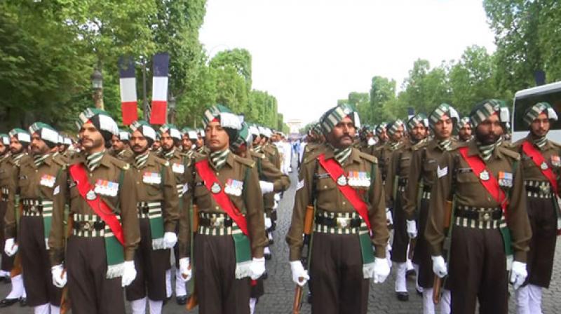 Indian Army's Punjab Regiment gears up for Bastille Day military parade Indian Army's Punjab Regiment gears up for Bastille Day military parade
