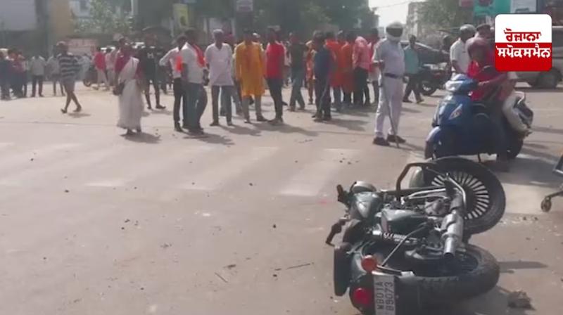 Trinamool-BJP workers clash before Modi's rally in Kolkata