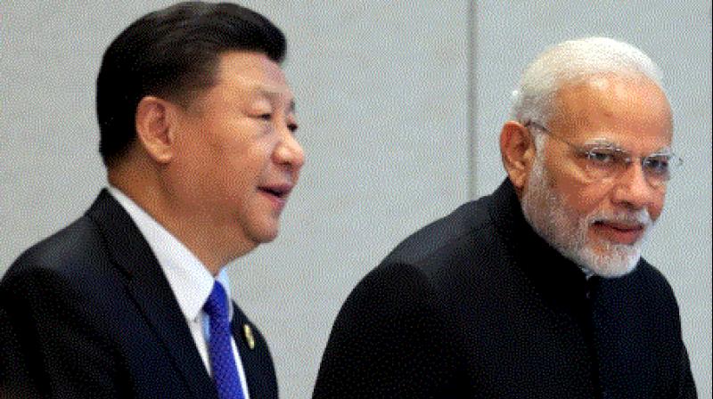 xi jinping with narendra modi