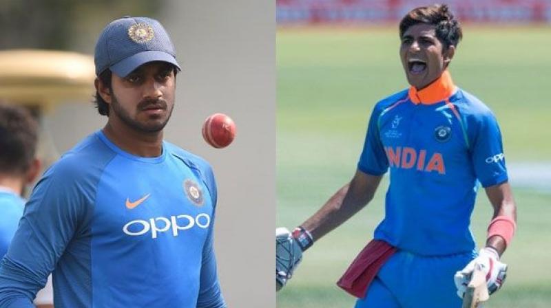 Vijay Shankar and Shubman Gill Vijay Shankar and Shubman Gill