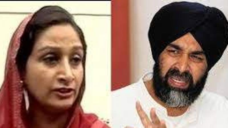 Harsimrat Badal And Manpreet Badal Harsimrat Badal And Manpreet Badal
