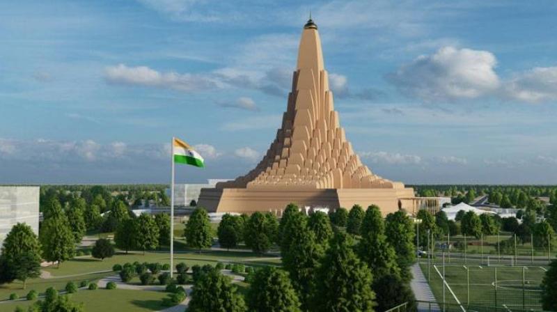 Gujarat tallest temple ahmedabad