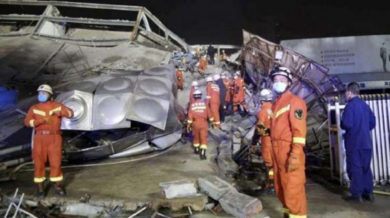 Man rescued after 69 hours in rubble of fallen china hotel