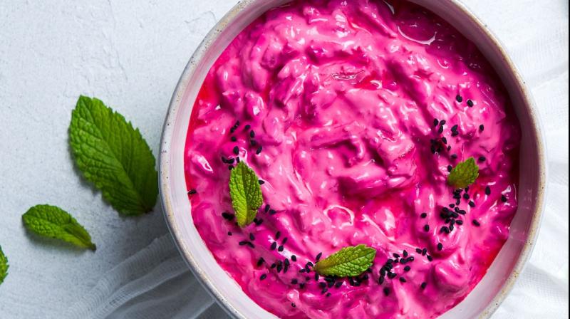 Beetroot Raita