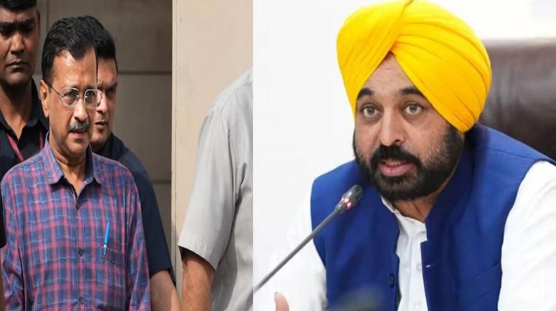 Arvind Kejriwal, CM Bhagwant Mann Arvind Kejriwal, CM Bhagwant Mann