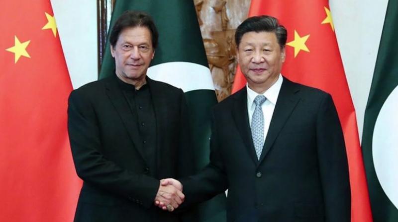 Xi Jinping with Imran Khan