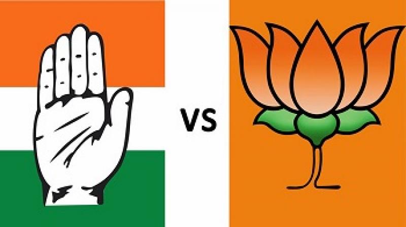 Congress won 90 seat in 2 election BJP gain more seats in Modi wave Congress won 90 seat in 2 election BJP gain more seats in Modi wave
