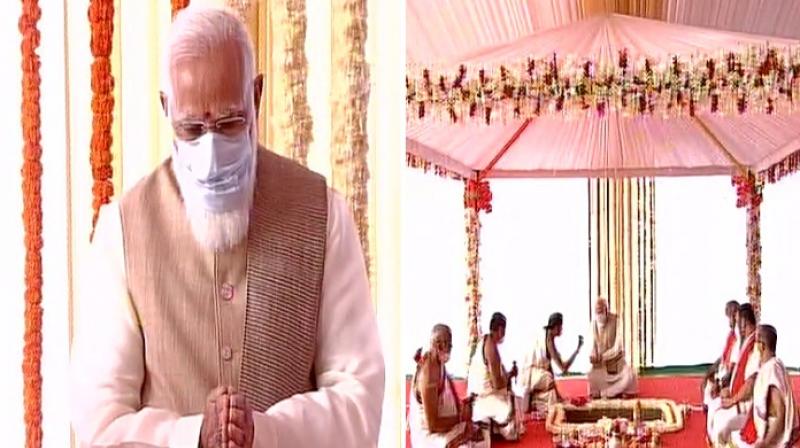 PM Modi lays foundation-stone of new Parliament building PM Modi lays foundation-stone of new Parliament building