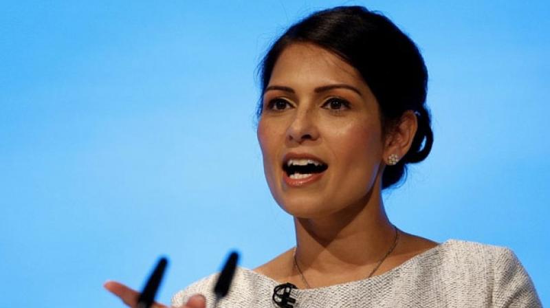 British-Indian ex-minister Priti Patel British-Indian ex-minister Priti Patel
