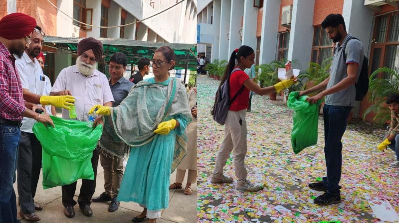 SGGSC initiates an eco-friendly practice of Zero Litter Hour SGGSC initiates an eco-friendly practice of Zero Litter Hour