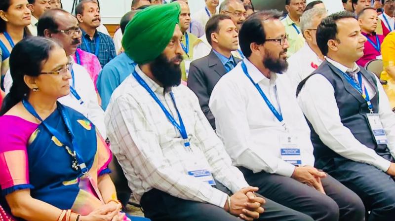 Amritpal Singh and Bhupinder Gogia of Ludhiana received National Teacher Award 