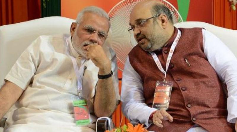 Modi and Amit Shah Modi and Amit Shah