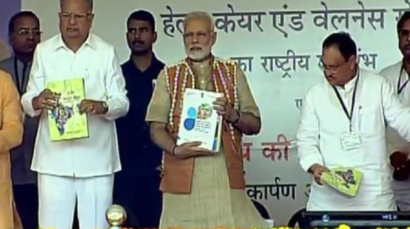 Narendra Modi launches Ayushman Bharat scheme