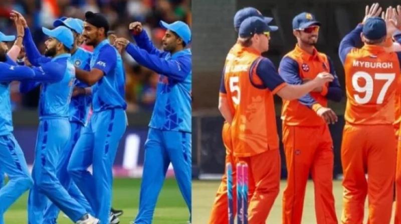 India defeated Netherlands by 56 runs India defeated Netherlands by 56 runs