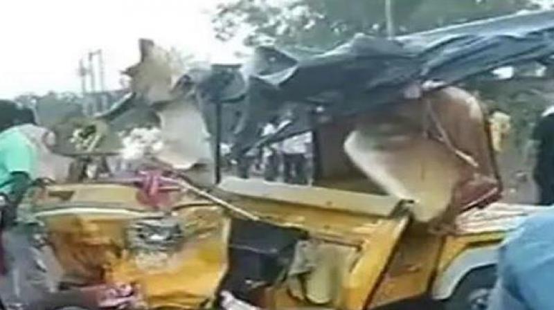Shocking accident happened in Karnataka Shocking accident happened in Karnataka