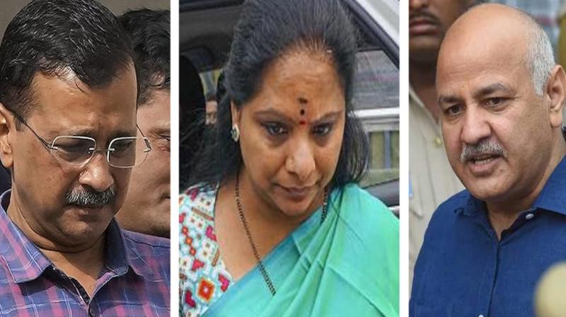 Kejriwal, Sisodia and K Kavita Extended judicial custody Kejriwal, Sisodia and K Kavita Extended judicial custody