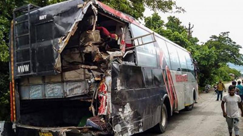 Tragic accident in Ambala Tragic accident in Ambala