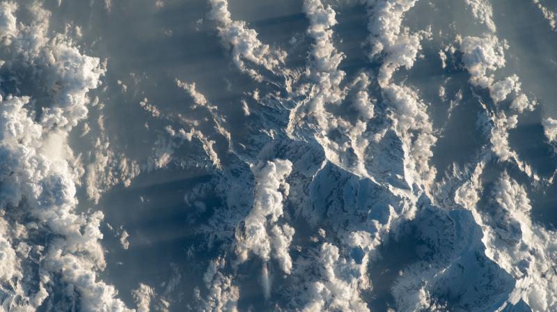 Astronaut spots Himalayas from space, shares pics Astronaut spots Himalayas from space, shares pics