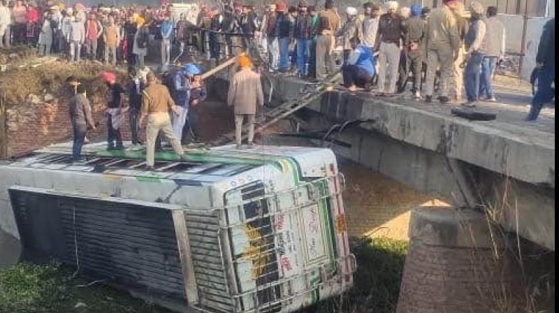 Faridkot Bus Accident Faridkot Bus Accident