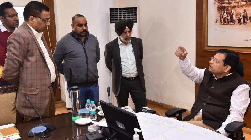 CHIEF SECRETARY ORDERS IMMEDIATE COMPLETION OF DEVELOPMENT WORKS NEAR MULLANPUR CRICKET STADIUM news in punjabi 