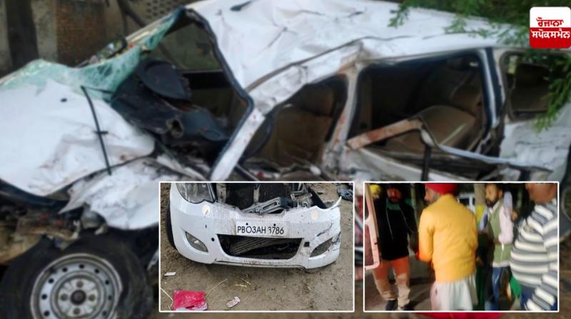 Terrible road accident on Nabha Bhavanigarh Road Terrible road accident on Nabha Bhavanigarh Road