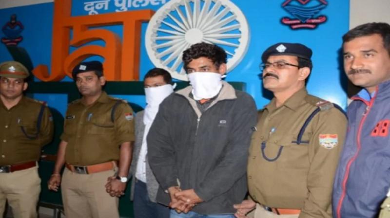 The arrested accused The arrested accused