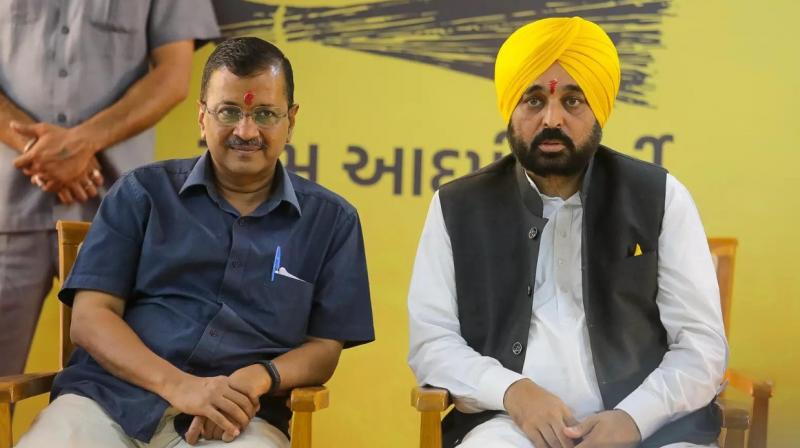 Arvind Kejriwal, Cm Bhagwant Singh Mann Arvind Kejriwal, Cm Bhagwant Singh Mann