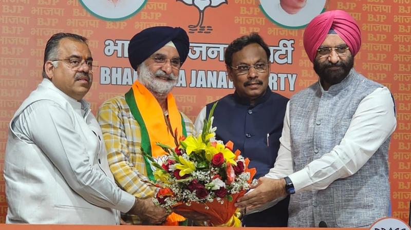 Taranjit Singh Sandhu joins BJP Taranjit Singh Sandhu joins BJP