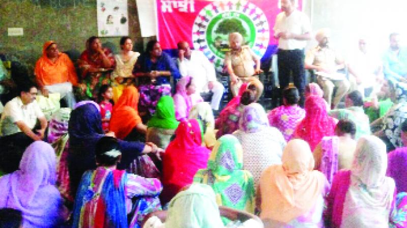 Kuljeet Singh Addressing People