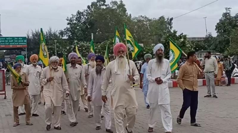 Rail Roko Protest In Ludhiana Rail Roko Protest In Ludhiana