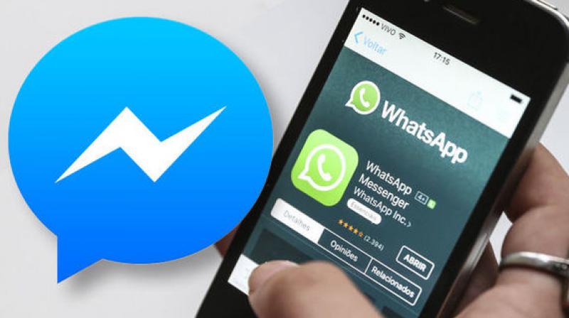 Facebook messenger and Whatsapp Facebook messenger and Whatsapp
