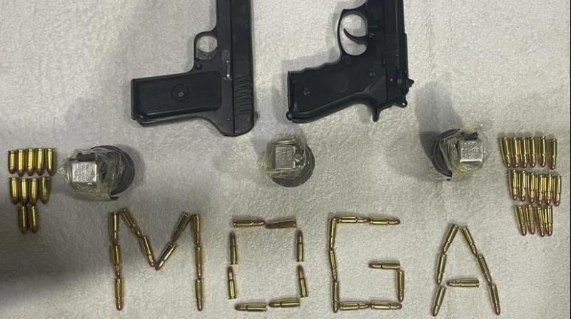 Moga police arrested 1 person related to Arsh Dalla with weapons Moga police arrested 1 person related to Arsh Dalla with weapons