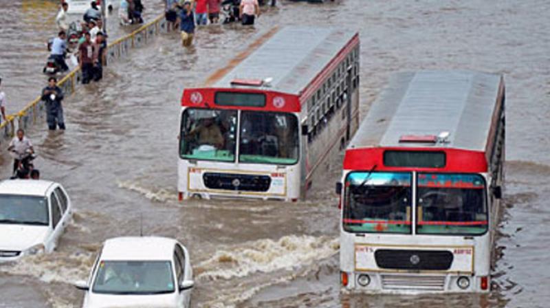 Gujrat Heavy Rain and Flood Gujrat Heavy Rain and Flood