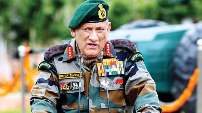 State names under-bridge Rajkot after General Bipin Rawat to honour India's first CDS
