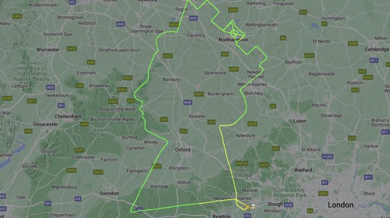 Pilot Amal Laharlid gave a unique tribute to Queen Elizabeth-II Pilot Amal Laharlid gave a unique tribute to Queen Elizabeth-II