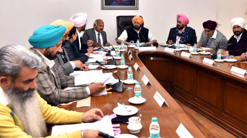 Punjab Cabinet meeting Punjab Cabinet meeting