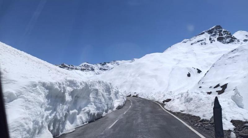 Manali-Leh national highway has been opened to tourists Manali-Leh national highway has been opened to tourists