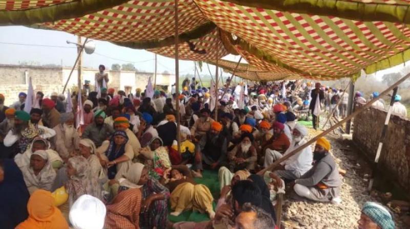 Farmers protest continued second day
