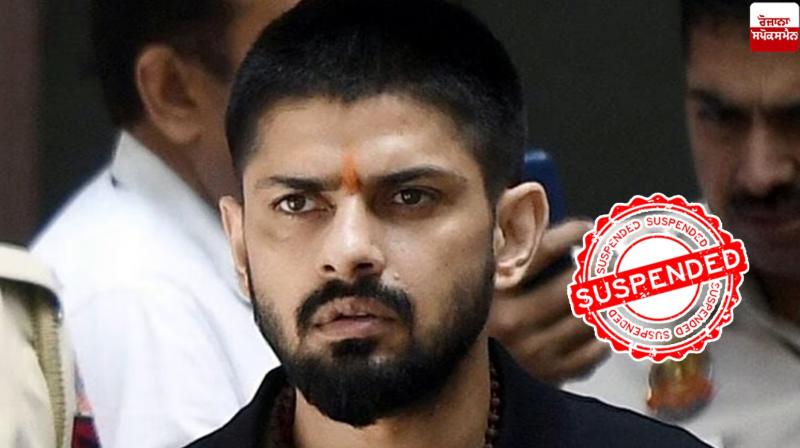 7 policemen including DSP Gursher Singh suspended Lawrence Bishnoi interview case News 7 policemen including DSP Gursher Singh suspended Lawrence Bishnoi interview case News